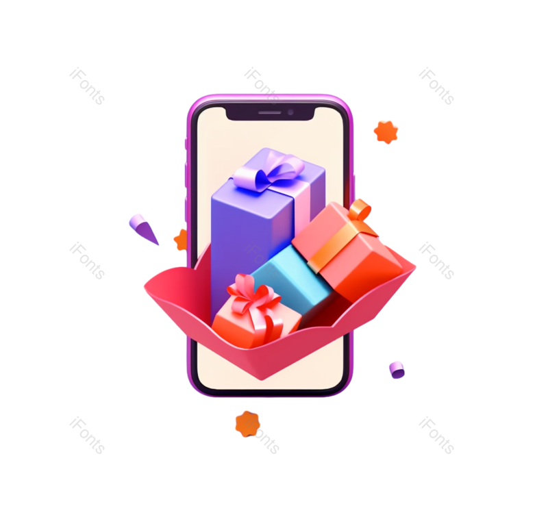 装饰图片,科技元素,卡通PNG,丝带免抠素材